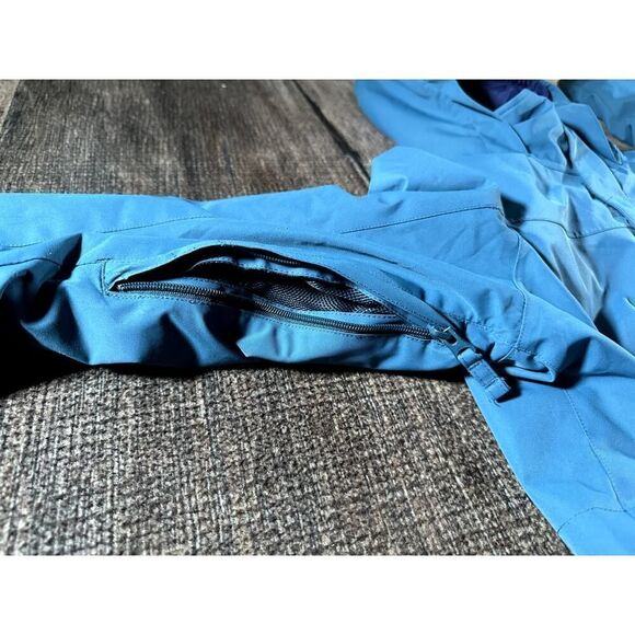 Burton Girls Dryride Aubrey Park Blue Winter Snowboarding Jacket Size Large - Picture 5 of 12